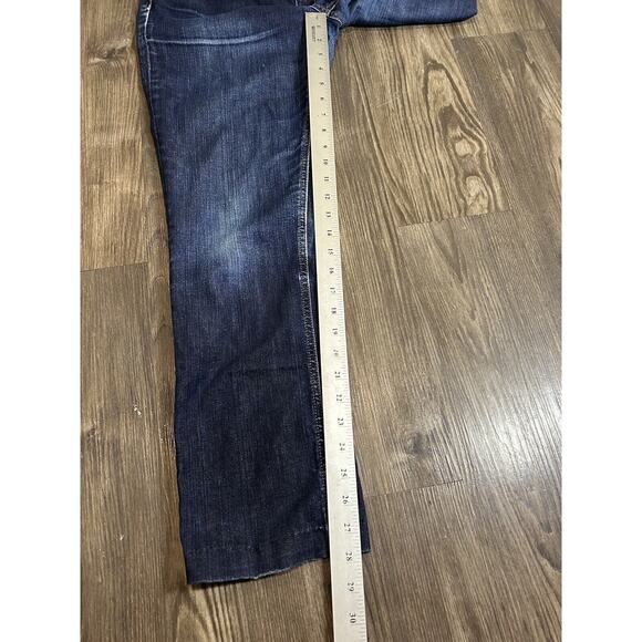 J Crew Jeans Womens 30x27 Blue Matchstick Skinny Mid Rise Dark Wash (Custom) - Picture 4 of 7